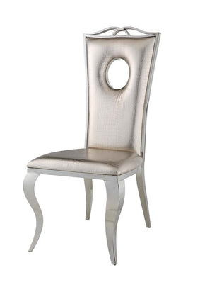 Cyrene - Side Chair (Set of 2) - Beige - Metal