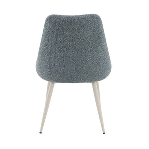  while the upholstered side chairs offer comfort and style.