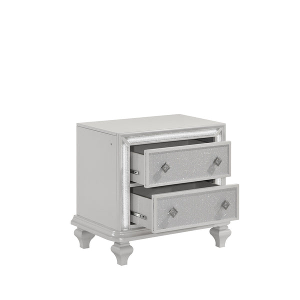  this nightstand boasts enduring strength and durability with its manufactured wood construction