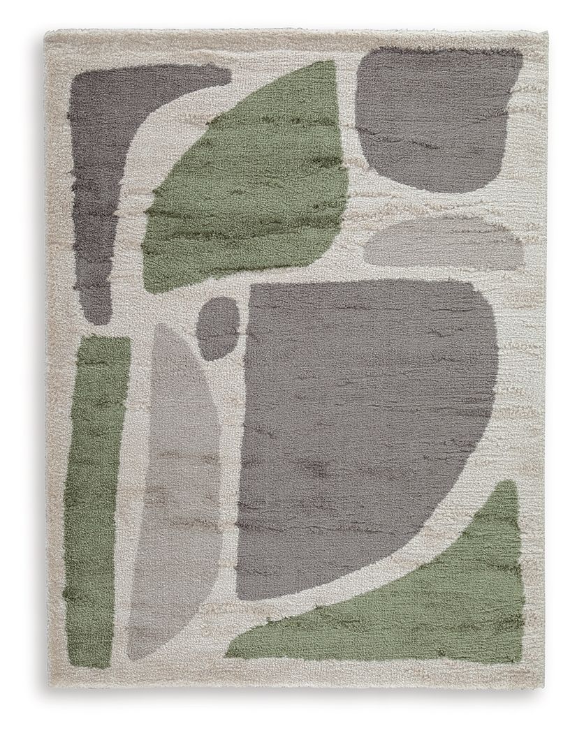 What a gorgeous medley of colors on your floor. This rugâ€™s abstract pattern aligns your space in a decidedly modern way. Its deep shag is plush beyond compare. Isnâ€™t it time you sunk your toes into something more cosmopolitan?<br/><br/><b>Product Feat