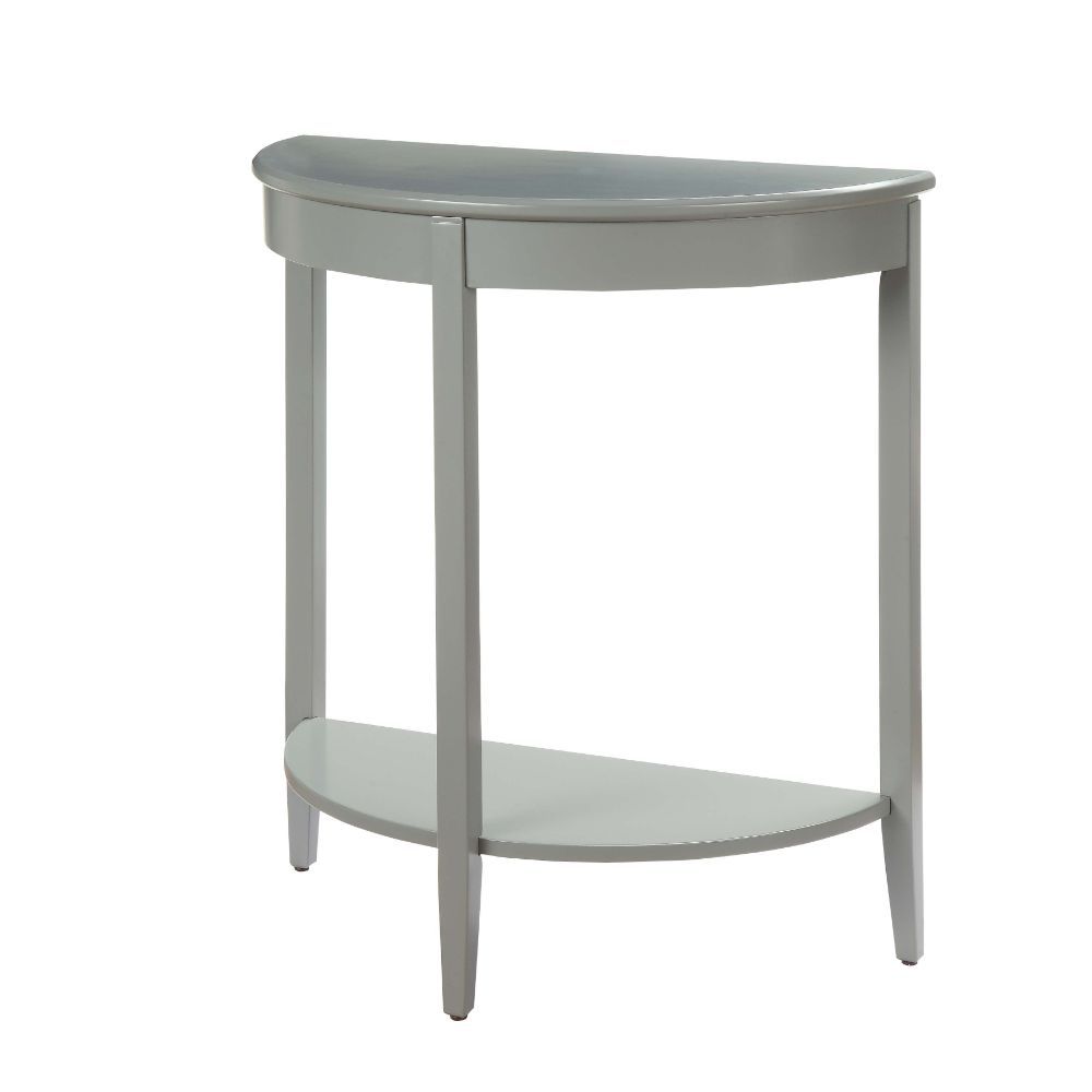Give a touch of Transitional modish scheme to your home with this Justino console table. With its simple design, you can place it beside your entry doorway to add a welcoming sensation. Featuring a lower display shelf, this piece furthermore become a simp