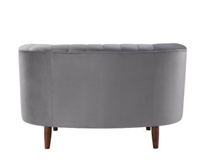  the Millephri collection will help achieve this modern aesthetic. The pocket coil foam seating gives off the feel of sitting on a plush cloud. The pieces are upholstered in a gorgeous velvet fabric and feature deep channel tu