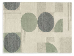 Low-key with high style. This hand-tufted area rug sports casually cool circles, a subtle palette and feel-good design. It-'s a relaxed sensibility that just worksâ€”anywhere and everywhere your floors are in need of a design refresh.<br/><br/><b>Product 