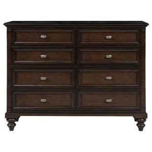  modern contrast. Each drawer features smooth metal exten