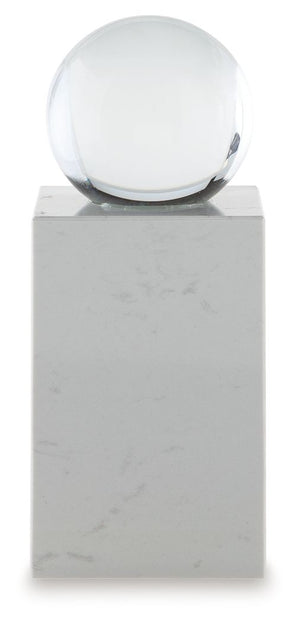 Sellner - Clear / White - 14" Sculpture