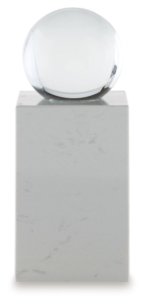 Sellner - Clear / White - 14" Sculpture