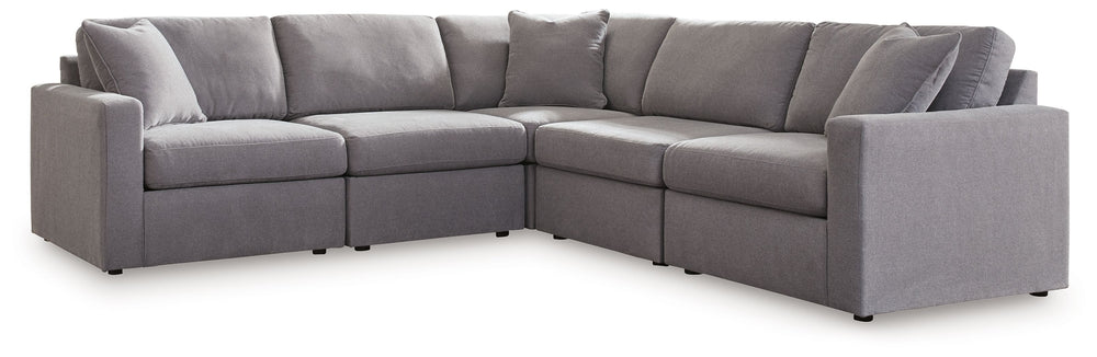 Looking cool and contemporary is great. But when it comes down to it, youâ€™re all about low-maintenance lounging. With the performance fabric on this sectional, cleaning spills is a breeze. Its customizable modular design caters to your ever-changing nee