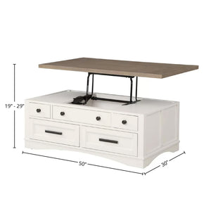 Americana Modern - Cotton Cocktail Table with Lift Top
