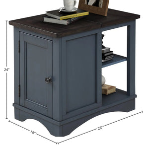 Americana Modern - Denim Chairside Table