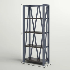 Americana Modern - Denim Etagere Bookcase