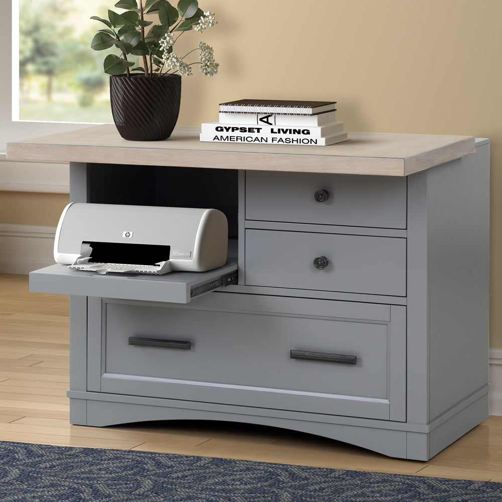 Americana Modern - Dove Functional File with Power Center
