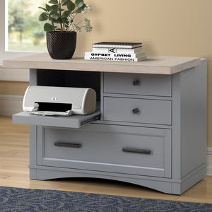 Americana Modern - Dove Functional File with Power Center