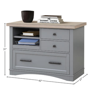 Americana Modern - Dove Functional File with Power Center
