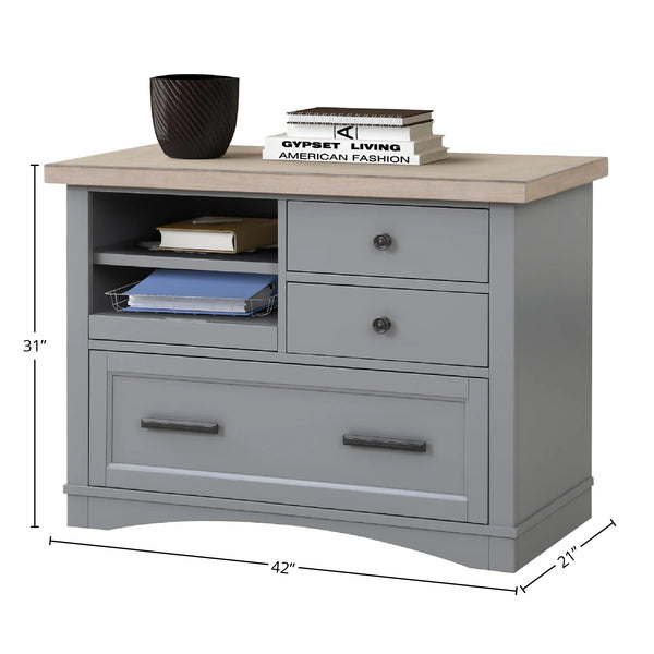 Americana Modern - Dove Functional File with Power Center