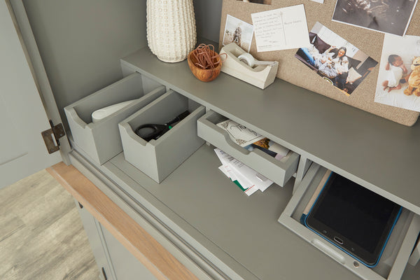 Americana Modern - Dove Workstation with LED Light