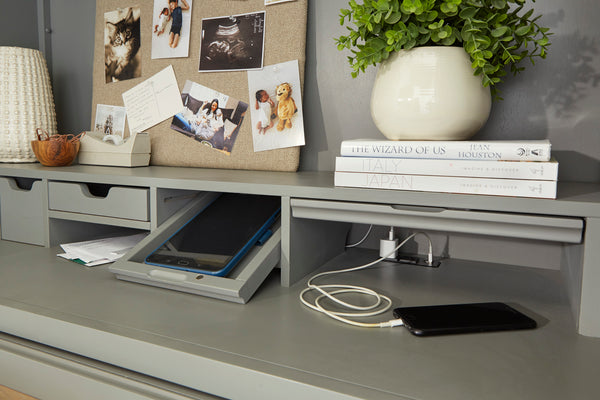 Americana Modern - Dove Workstation with LED Light
