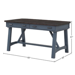 Americana Modern - Denim 60 In. Writing Desk