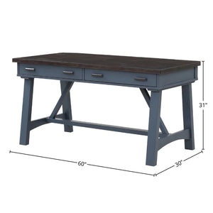 Americana Modern - Denim 60 In. Writing Desk