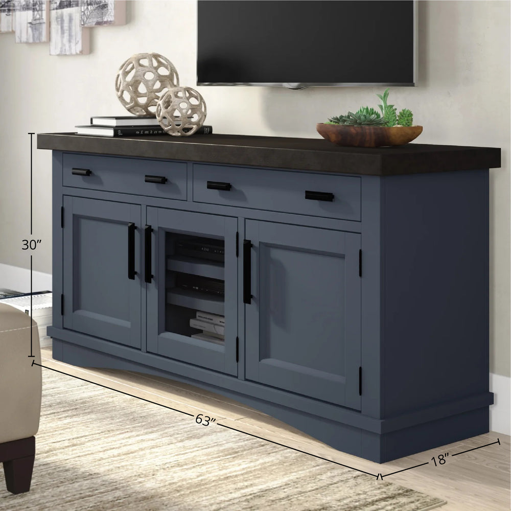 Americana Modern - Denim 63 In. TV Console
