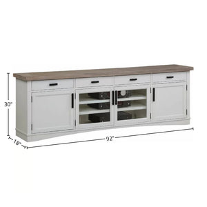 Americana Modern - Cotton 92 In. TV Console