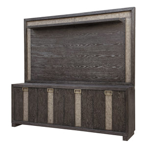 Ascent 90 in. TV Console with Hutch and Back Panel