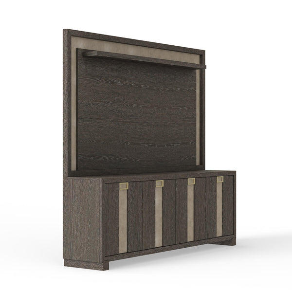 Ascent 90 in. TV Console with Hutch and Back Panel