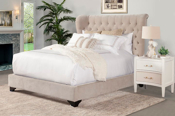 Chloe - Meringue King Bed