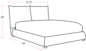 Cumulus - Cozy Snow Queen Bed