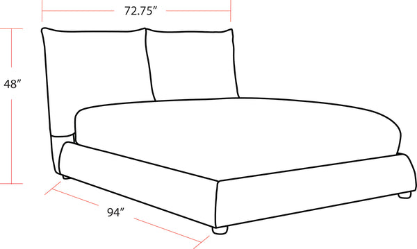 Cumulus - Cozy Snow Queen Bed