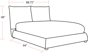 Cumulus - Cozy Snow King Bed