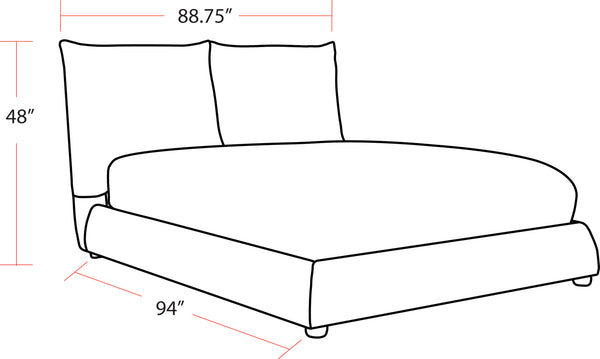 Cumulus - Cozy Snow King Bed