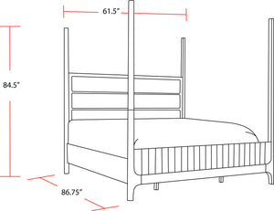 Escape - Bedroom Queen Poster Bed