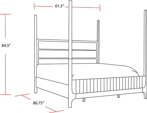 Escape - Bedroom Queen Poster Bed