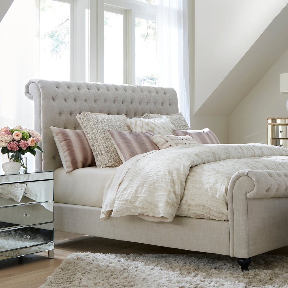 Jackie - Crepe Queen Bed
