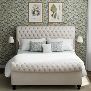 Jackie - Crepe Queen Bed