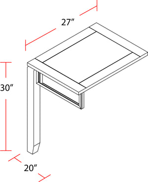 Boca Corner Table