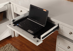 Boca L Shape Desk with Credenza