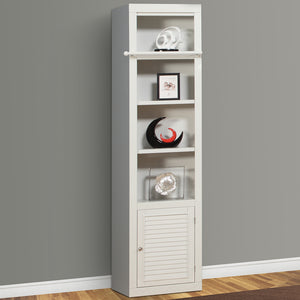 Boca 6 Piece Library Wall with Corner Bookcases