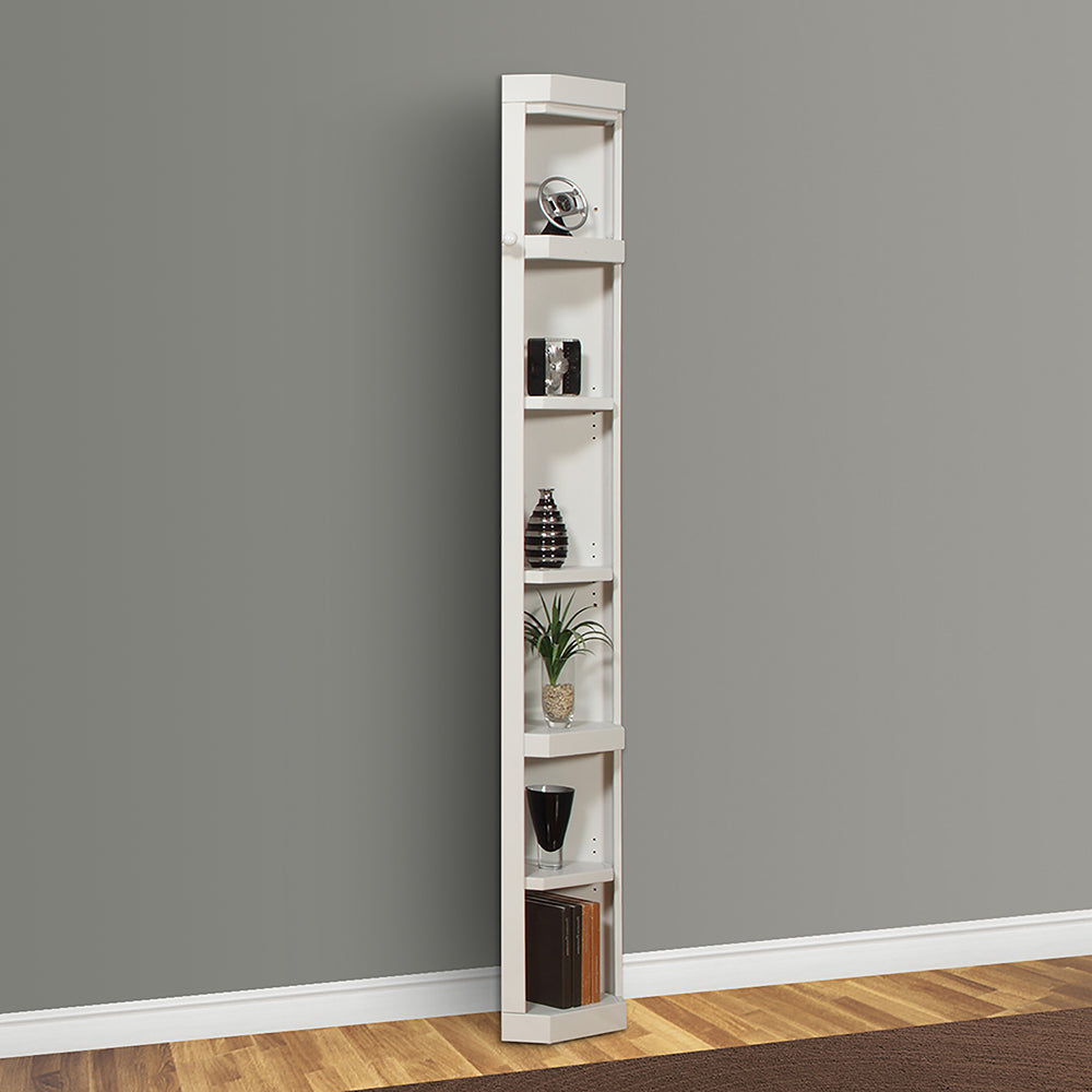 Boca 7 Piece Entertainment Wall with Corner Bookcases
