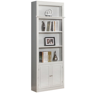 Boca 7 Piece Entertainment Wall with Corner Bookcases
