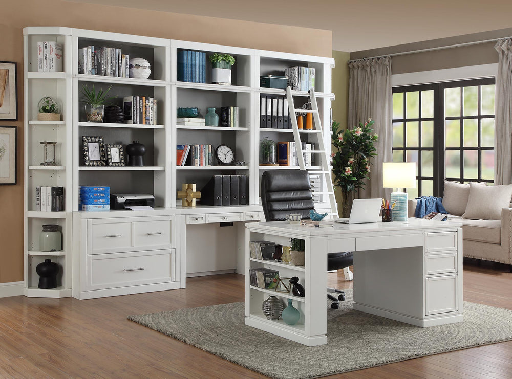Catalina 40 In. Library Desk and Hutch