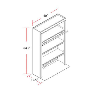 Catalina 40 In. Library Hutch