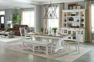 Americana Modern Dining 58 In. Upholstered Bench