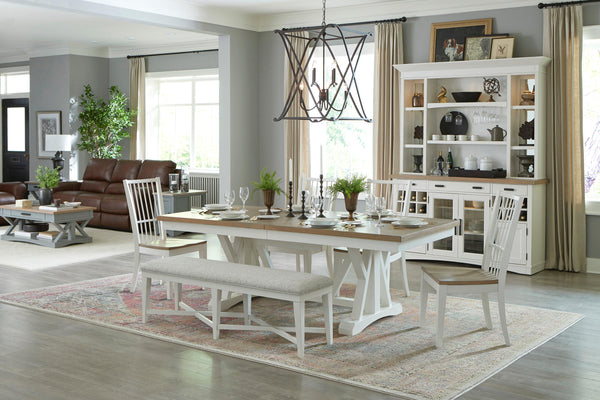 Americana Modern Dining 58 In. Upholstered Bench