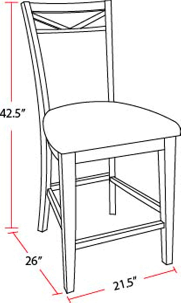 Americana Modern Dining Upholstered Counter Chair (2/CTN Sold in pairs)
