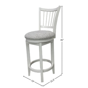 Americana Modern Dining Spindle Back Swivel Barstool