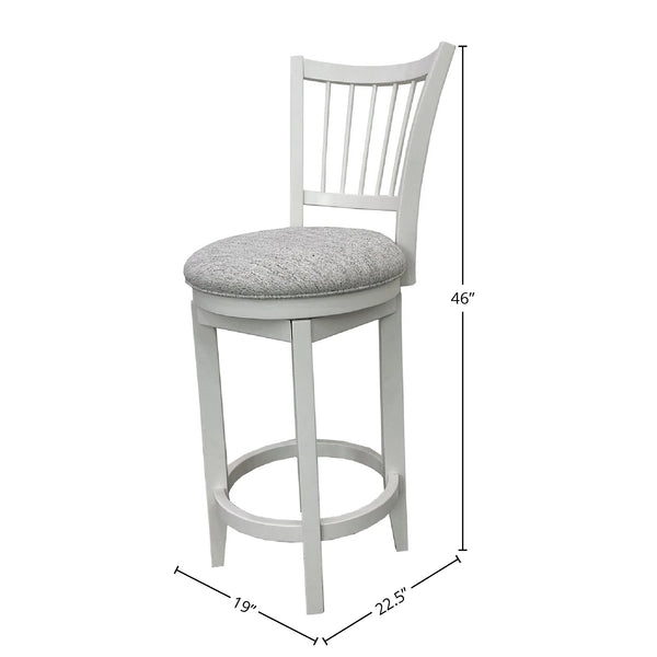 Americana Modern Dining Spindle Back Swivel Barstool