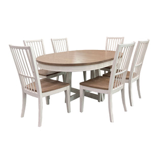 Americana Modern Dining 48 In. Round Extendable Dining Table