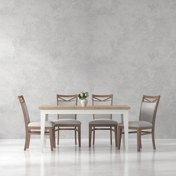 Americana Modern Dining 60 In. Rectangular Extendable Dining Table