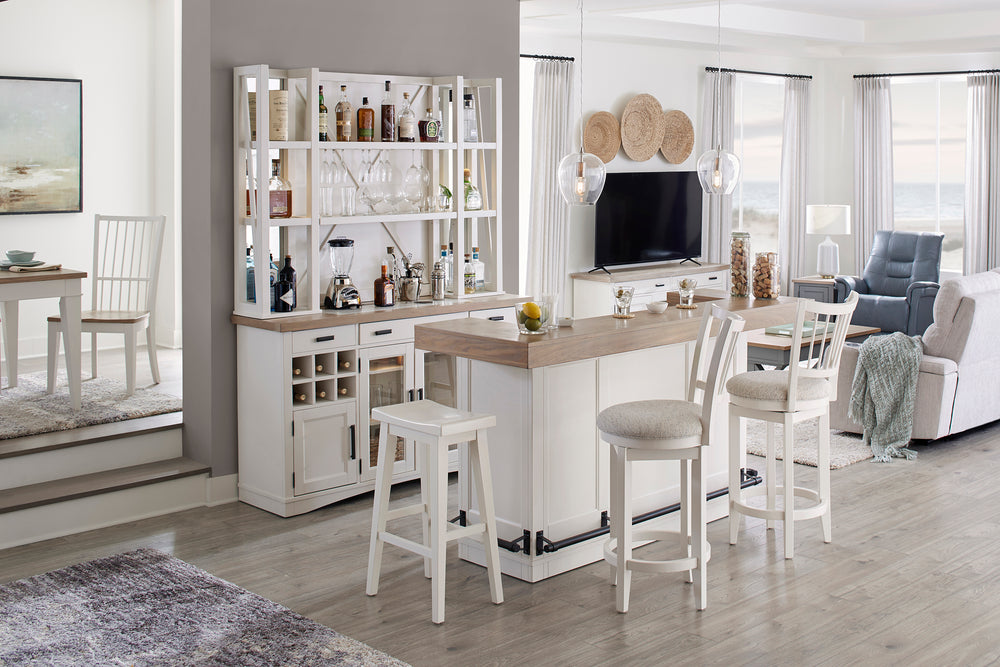 Americana Modern Dining 66 In. X 19 In. Buffet Server with Quartz Insert
